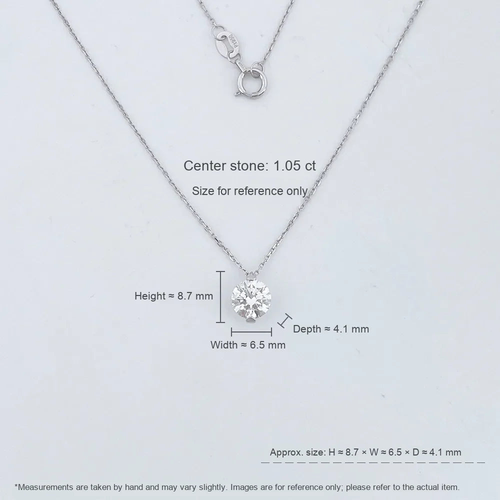 1.06 ct Celestial Adjustable Round-Cut Lab-Grown Diamond Necklace in PT950 Platinum – APYN0100-PT