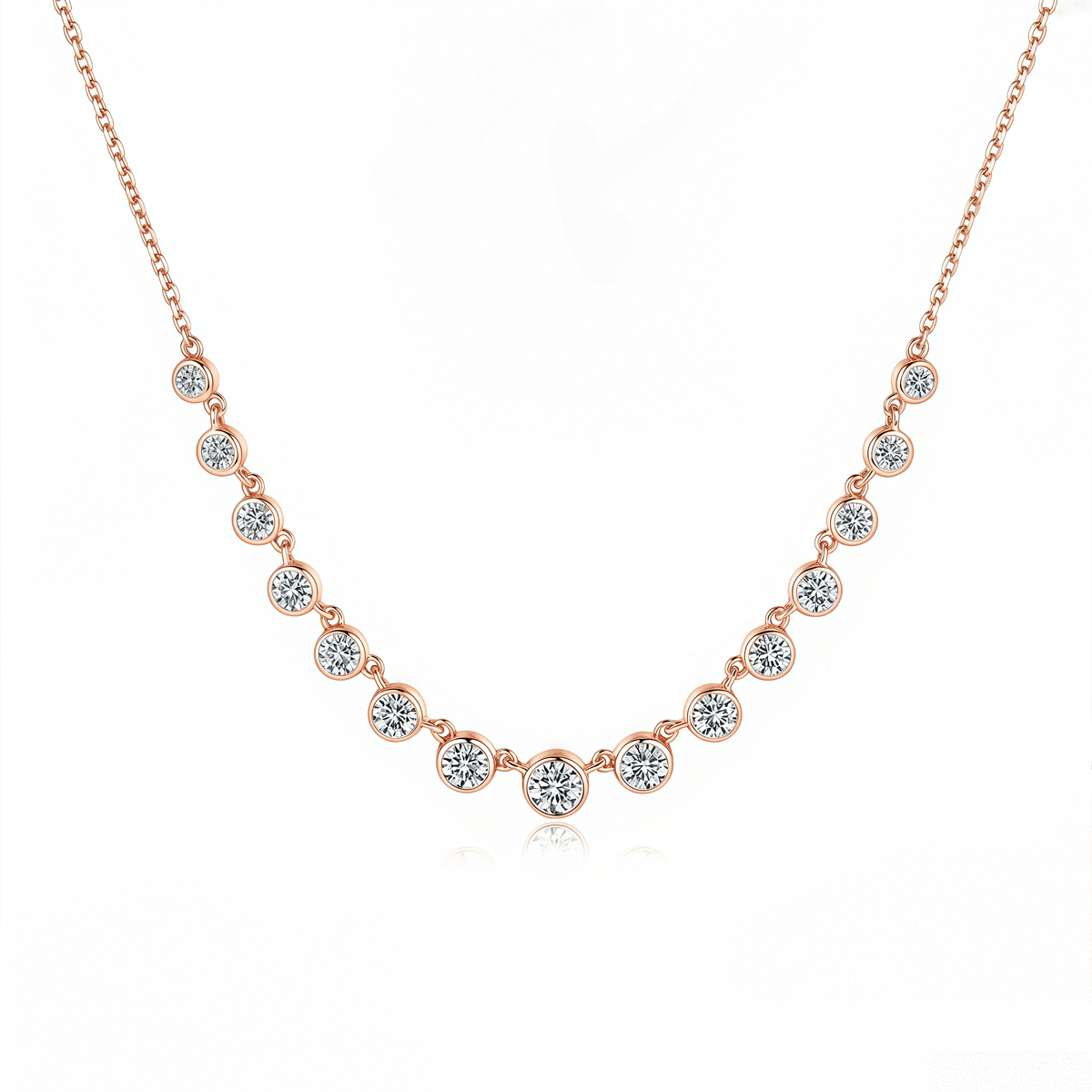 The Diamond Smile Necklace - SparkLab Gems