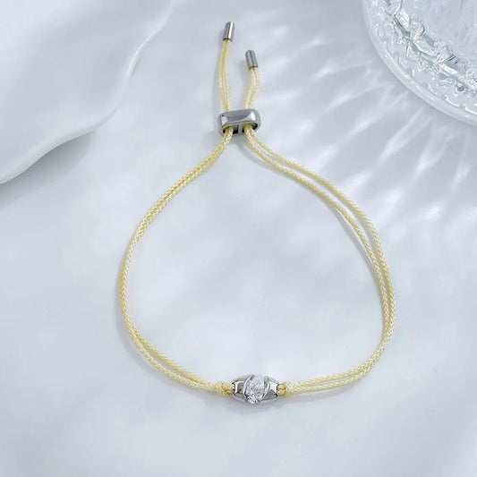 0.31 ctw Minimalist Oval-Cut Lab-Grown Diamond Bracelet in PT950 Platinum
