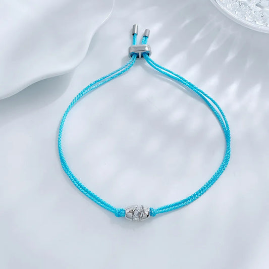 0.3 ctw Minimalist Oval-Cut Lab-Grown Diamond Beaded Bracelet in PT950 Platinum