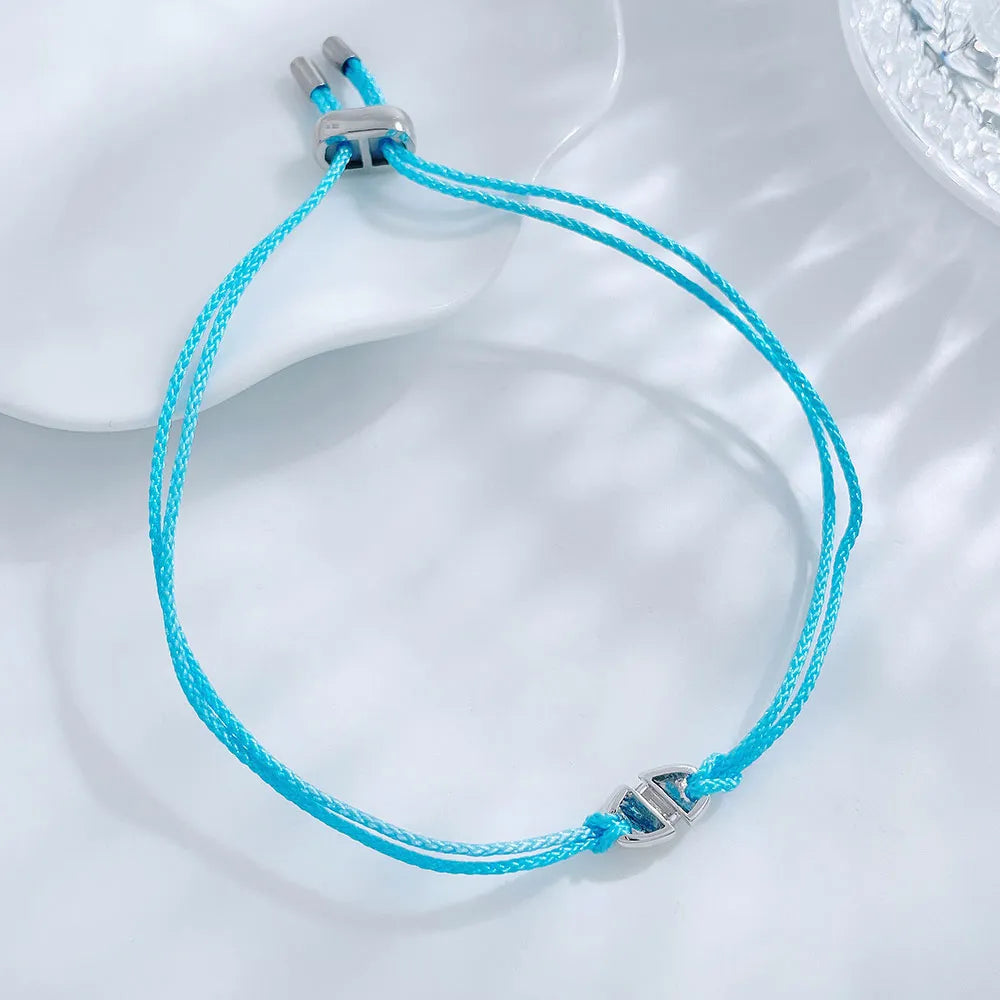 0.3 ctw Minimalist Oval-Cut Lab-Grown Diamond Beaded Bracelet in PT950 Platinum