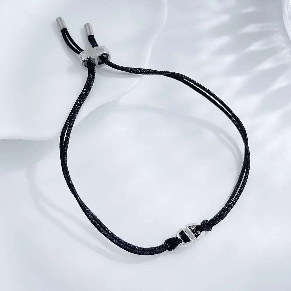 0.3 ctw Minimalist Oval-Cut Lab-Grown Diamond Beaded Bracelet in PT950 Platinum
