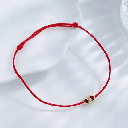 Minimalist Round-Cut Lab-Grown Diamond Beaded Bracelet in 18K Yellow Gold – APYB0049-Y