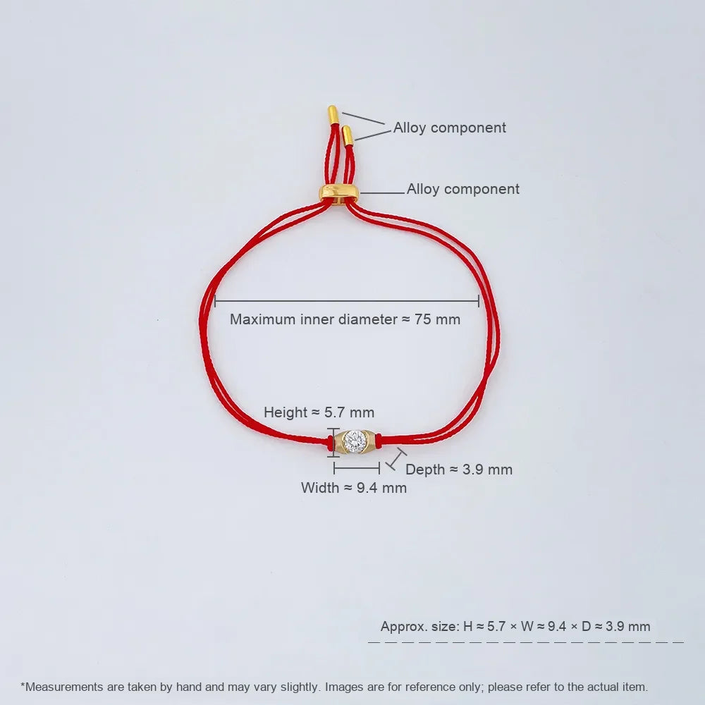 0.52 ctw Minimalist Round-Cut Lab-Grown Diamond Bracelet in 18K Yellow Gold