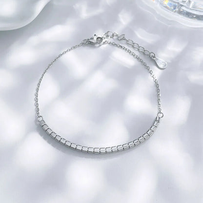 1 ctw Celestial Round-Cut Lab-Grown Diamond Bracelet in 925 Sterling Silver