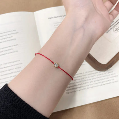 0.22 ctw Celestial Adjustable Cushion-Cut Lab-Grown Diamond Bracelet in 18K Yellow Gold