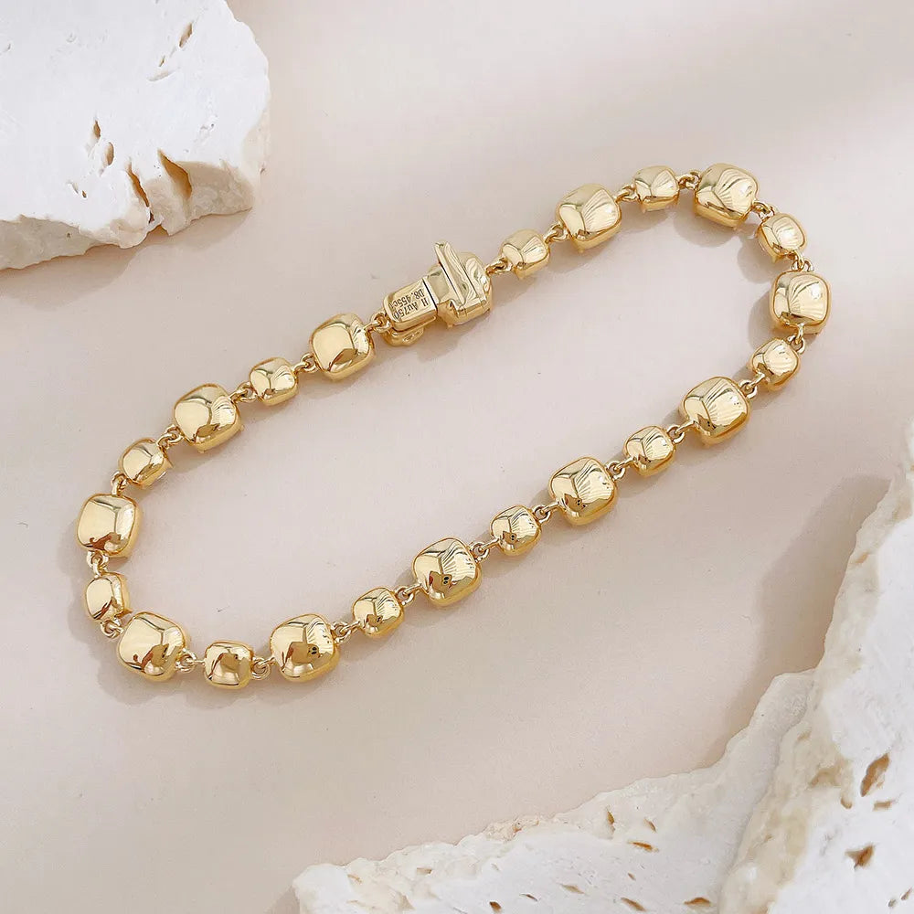 8.46 ctw Statement Mixed-Cut Lab-Grown Diamond Bracelet in 18K Yellow Gold