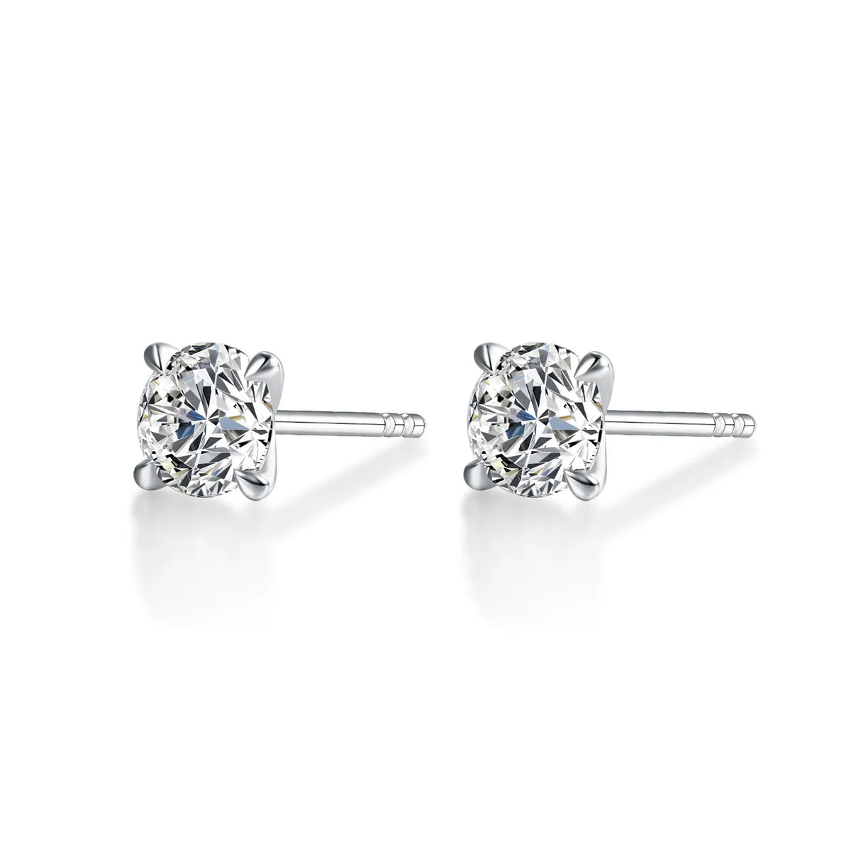 1.03 ctw Four-Prong Cushion-Cut Lab-Grown Diamond Earrings in PT950 Platinum