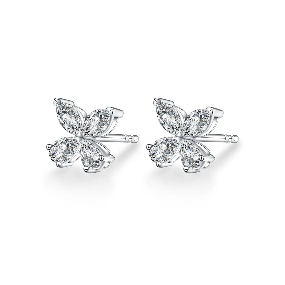 0.73 ctw Mixed-Cut Lab-Grown Diamond Earrings in PT950 Platinum