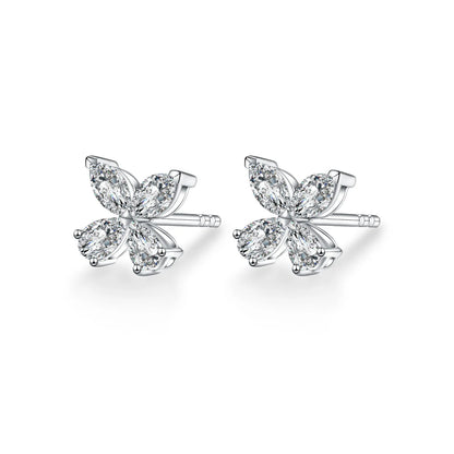 0.73 ctw Mixed-Cut Lab-Grown Diamond Earrings in PT950 Platinum