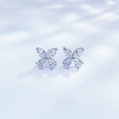 0.73 ctw Mixed-Cut Lab-Grown Diamond Earrings in PT950 Platinum