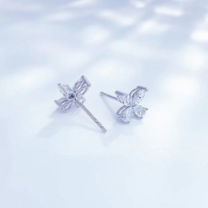 0.73 ctw Mixed-Cut Lab-Grown Diamond Earrings in PT950 Platinum