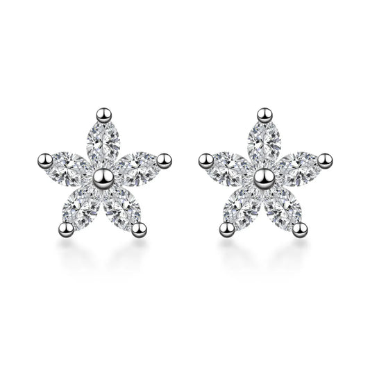 1.97 ctw Celestial Pear-Cut Lab-Grown Diamond Stud Earrings in PT950 Platinum