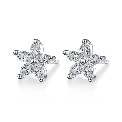 1.97 ctw Celestial Pear-Cut Lab-Grown Diamond Stud Earrings in PT950 Platinum
