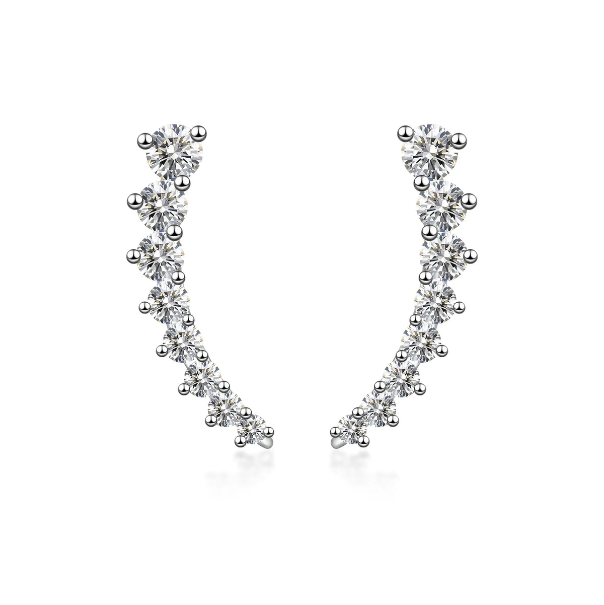 0.52 ctw Round-Cut Lab-Grown Diamond Earrings in PT950 Platinum