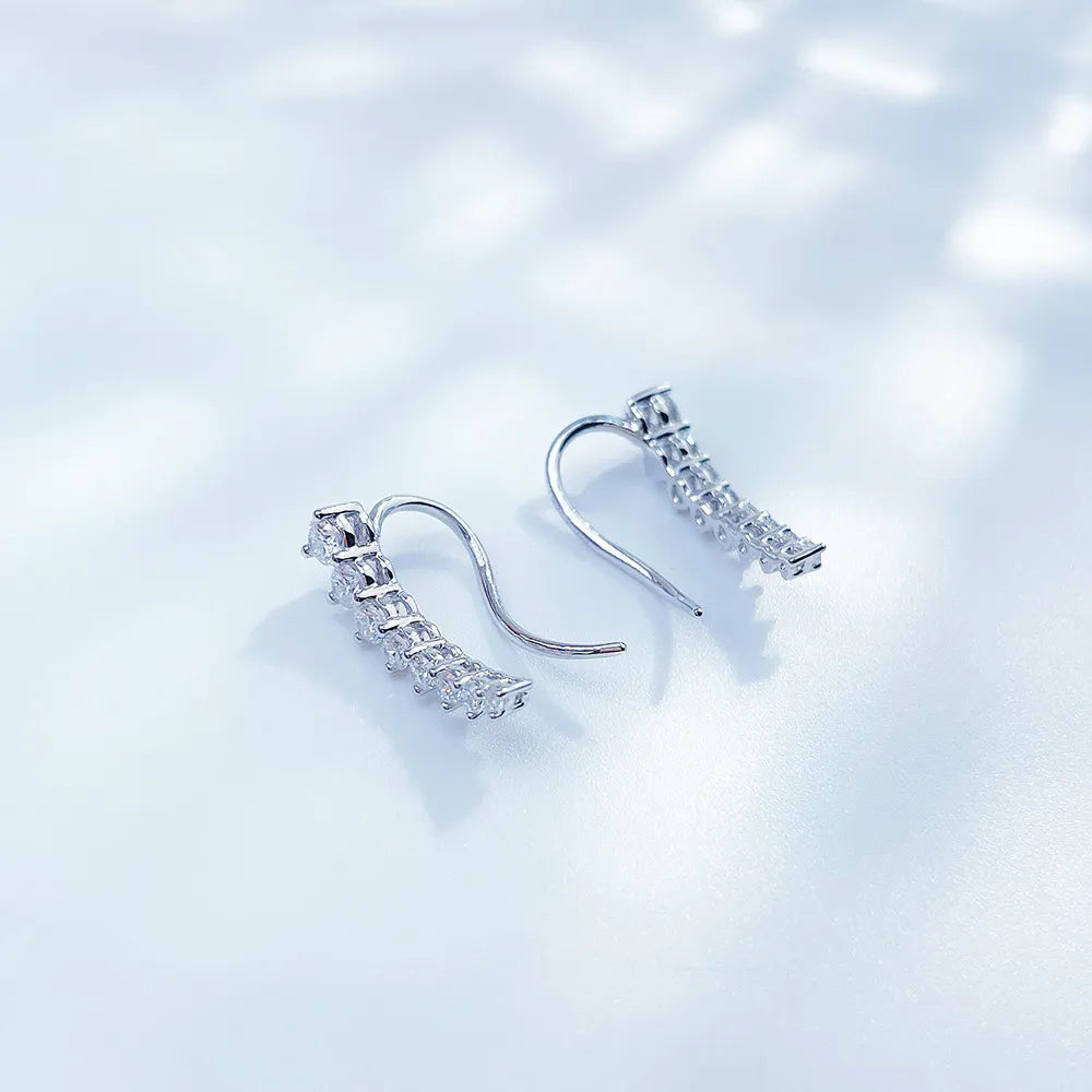 0.52 ctw Round-Cut Lab-Grown Diamond Earrings in PT950 Platinum