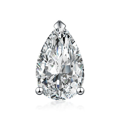 1.02 ctw Pear-Cut Lab-Grown Diamond Stud Earrings in PT950 Platinum