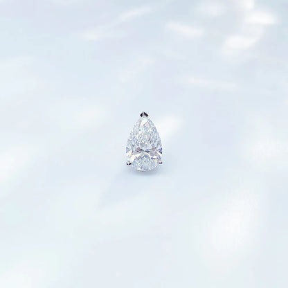 1.02 ctw Pear-Cut Lab-Grown Diamond Stud Earrings in PT950 Platinum