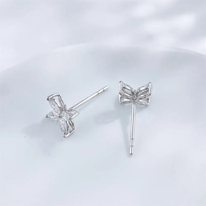 0.5 ctw Geometric Marquise-Cut Lab-Grown Diamond Stud Earrings in PT950 Platinum