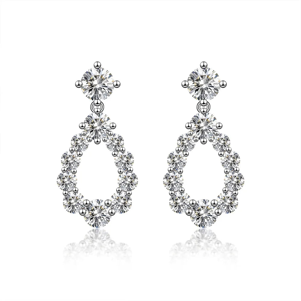 0.53 ctw Round-Cut Lab-Grown Diamond Stud Earrings in PT950 Platinum