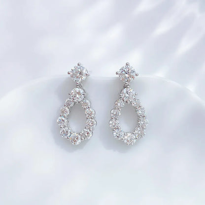 0.53 ctw Round-Cut Lab-Grown Diamond Stud Earrings in PT950 Platinum