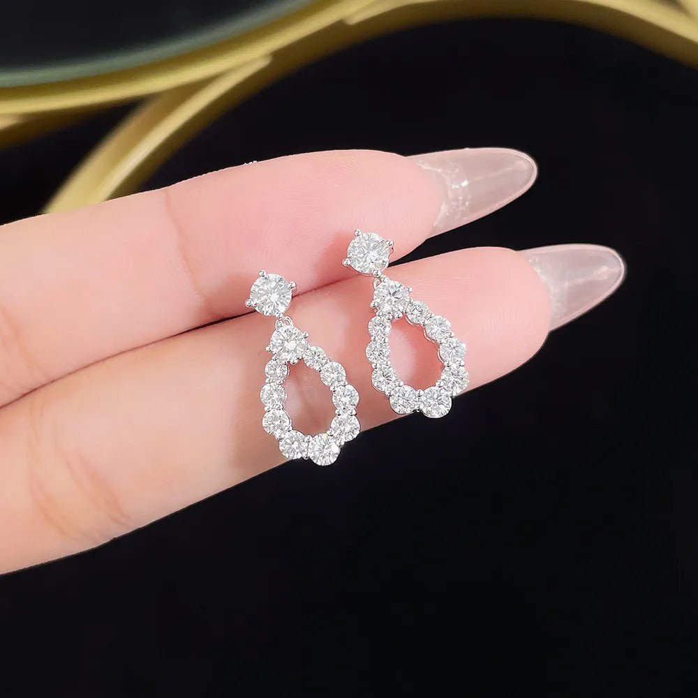 0.53 ctw Round-Cut Lab-Grown Diamond Stud Earrings in PT950 Platinum