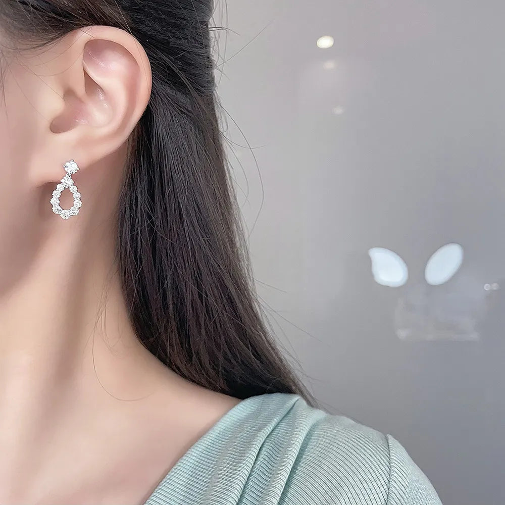 0.53 ctw Round-Cut Lab-Grown Diamond Stud Earrings in PT950 Platinum