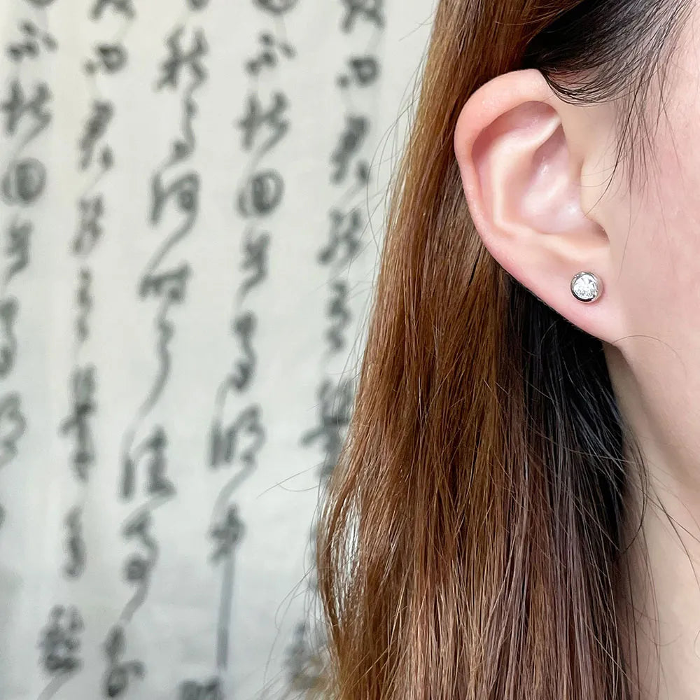 0.53 ctw Round-Cut Lab-Grown Diamond Earrings in 925 Sterling Silver