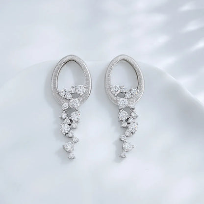 0.25 ctw Celestial Round-Cut Lab-Grown Diamond Earrings in PT950 Platinum