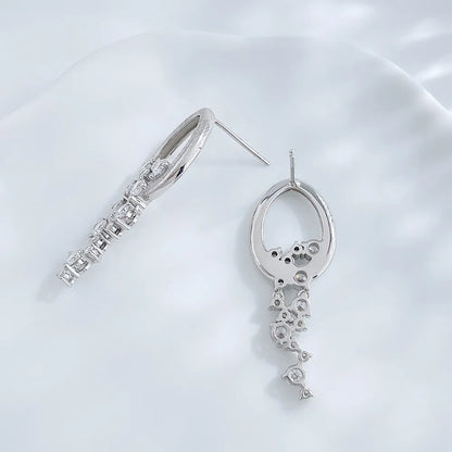 0.25 ctw Celestial Round-Cut Lab-Grown Diamond Earrings in PT950 Platinum