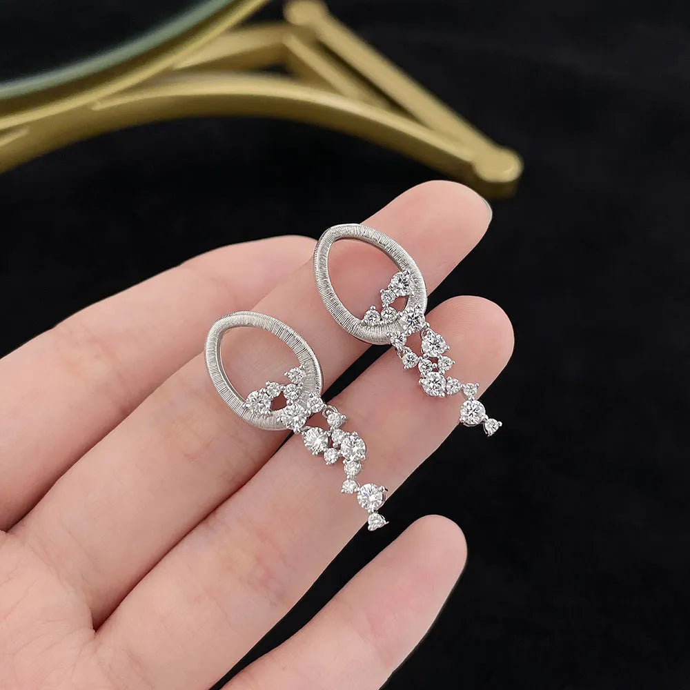 0.25 ctw Celestial Round-Cut Lab-Grown Diamond Earrings in PT950 Platinum