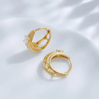 0.3 ctw Celestial Oval-Cut Lab-Grown Diamond Earrings in 18K Yellow Gold