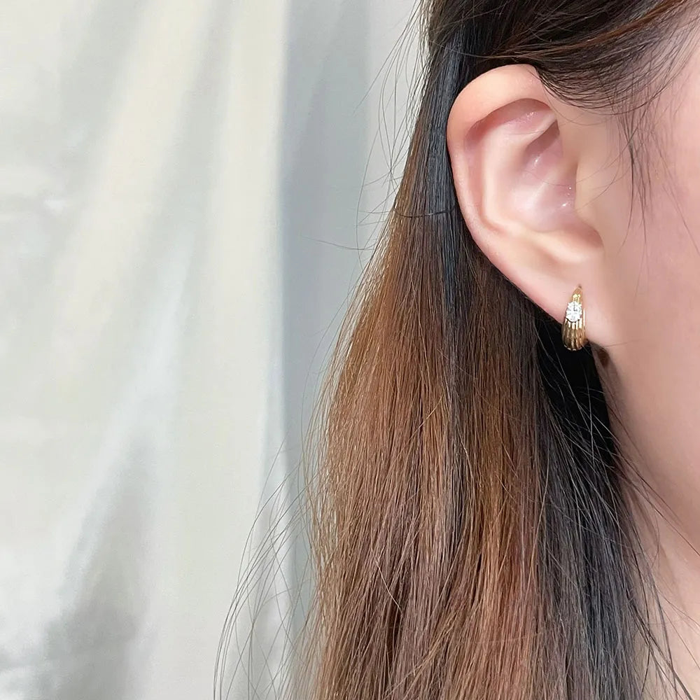 0.3 ctw Celestial Oval-Cut Lab-Grown Diamond Earrings in 18K Yellow Gold