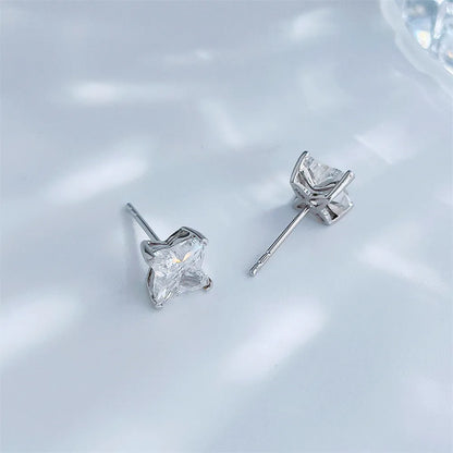 2.53 ctw Celestial Pear-Cut Lab-Grown Diamond Stud Earrings in 18K White Gold