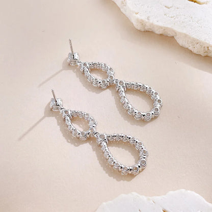 0.65 ctw Round-Cut Lab-Grown Diamond Stud Earrings in 18K White Gold