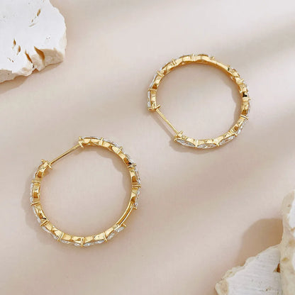 5.02 ctw Marquise-Cut Lab-Grown Diamond Earrings in 18K Yellow Gold