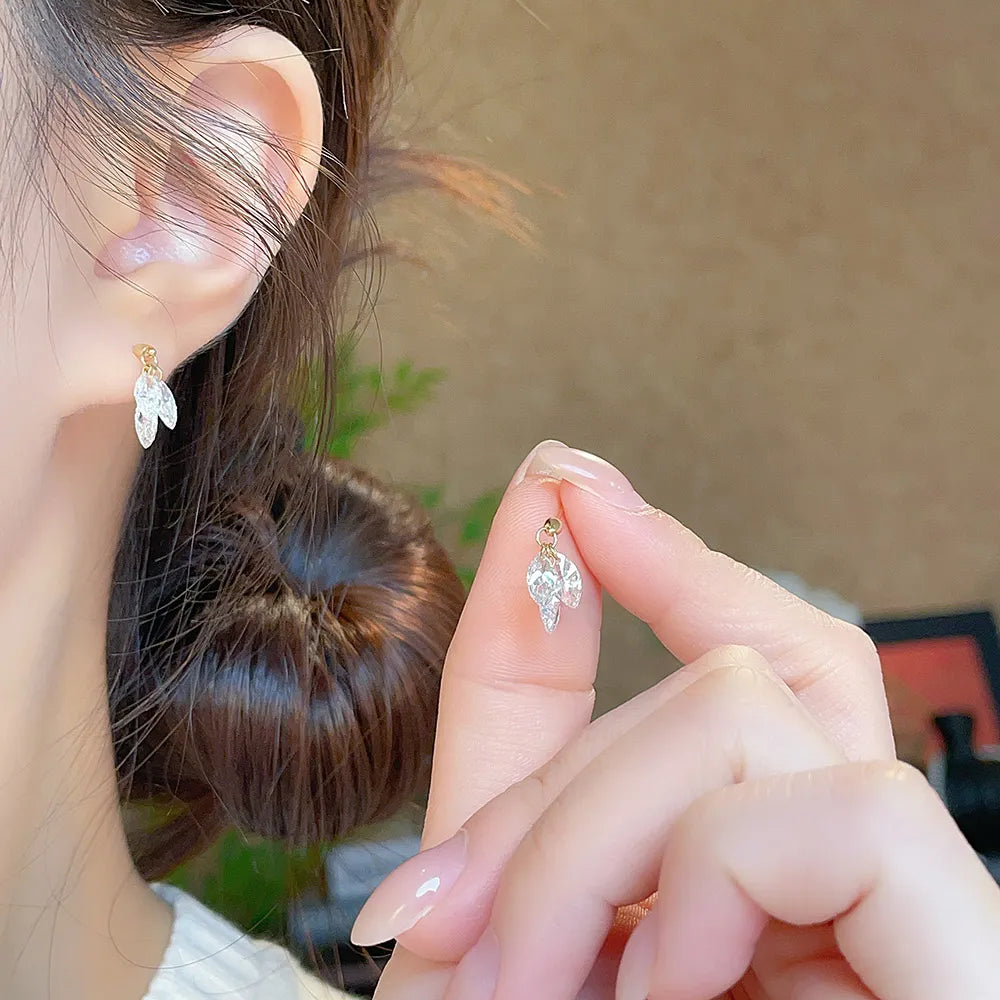 1.9 ctw Celestial Marquise-Cut Lab-Grown Diamond Earrings in 18K Yellow Gold