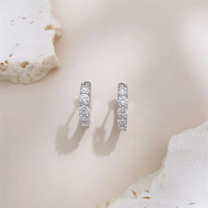 0.79 ctw Celestial Round-Cut Lab-Grown Diamond Ear Cuff in 925 Sterling Silver