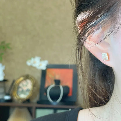 1.02 ctw Minimalist Four-Prong Radiant-Cut Lab-Grown Diamond Earrings in 18K Yellow Gold