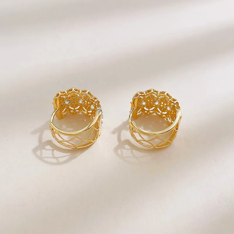 0.76 ctw Vintage Mixed-Cut Lab-Grown Diamond Ear Cuff in 18K Yellow Gold