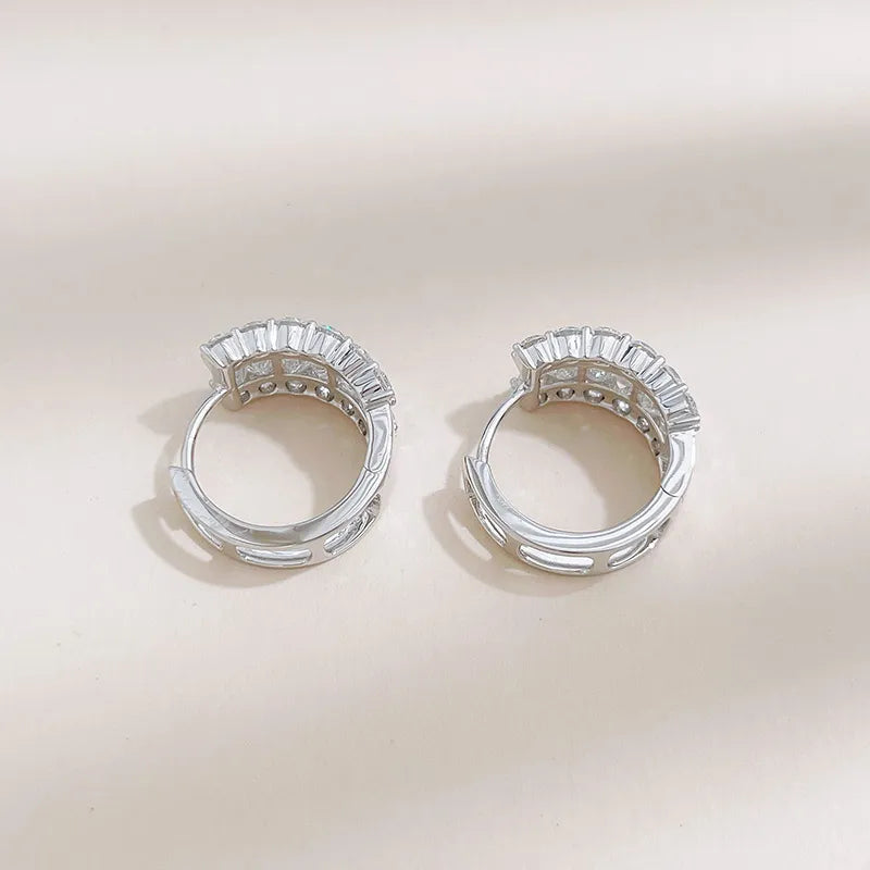 2.07 ctw Celestial Mixed-Cut Lab-Grown Diamond Ear Cuff in 18K White Gold