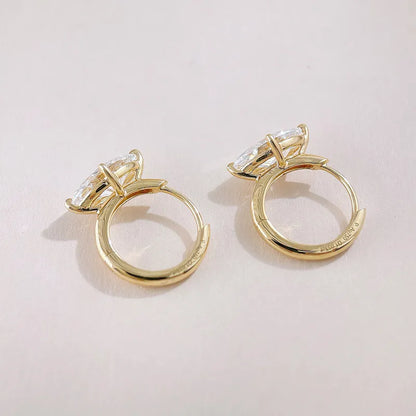2.06 ctw Minimalist Marquise-Cut Lab-Grown Diamond Ear Cuff in 18K Yellow Gold