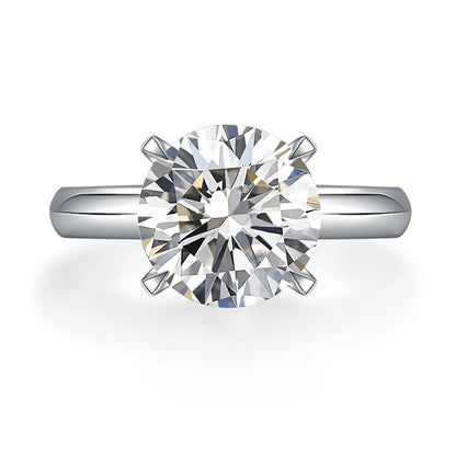 3.03 ct Minimalist Round-Cut Lab-Grown Diamond Ring in PT950 Platinum – APYFR0001-PT