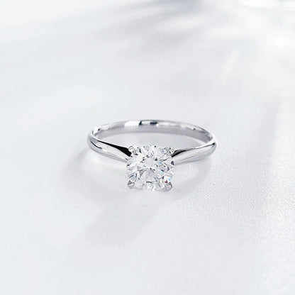3.03 ct Minimalist Round-Cut Lab-Grown Diamond Ring in PT950 Platinum – APYFR0001-PT