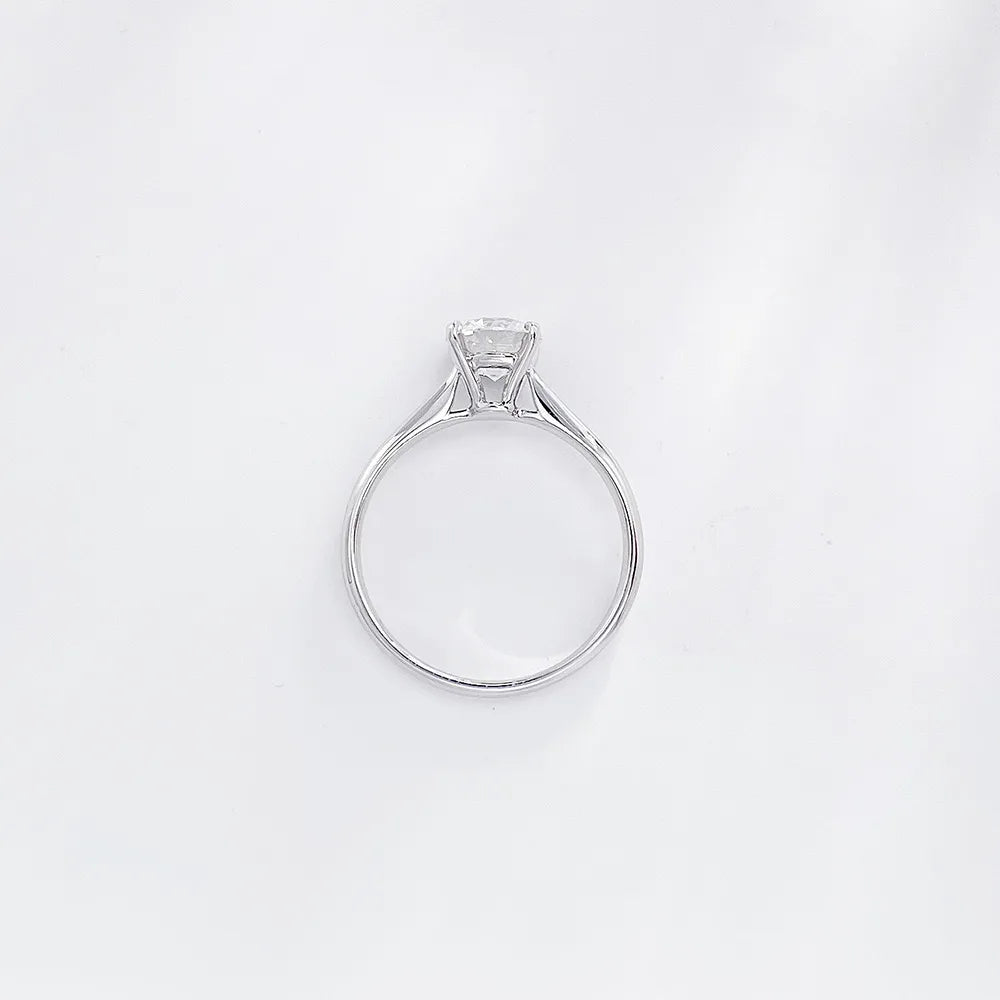 3.03 ct Minimalist Round-Cut Lab-Grown Diamond Ring in PT950 Platinum – APYFR0001-PT