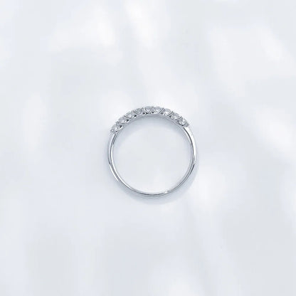 0.29 ctw Statement Round-Cut Lab-Grown Diamond Band in 18K White Gold – APYFR0003-W