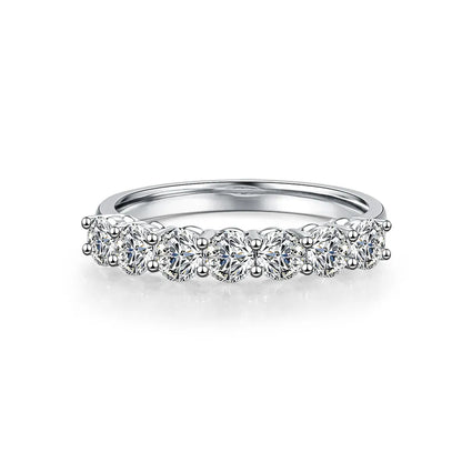 0.58 ctw Round-Cut Lab-Grown Diamond Band in PT950 Platinum – APYFR0004-PT