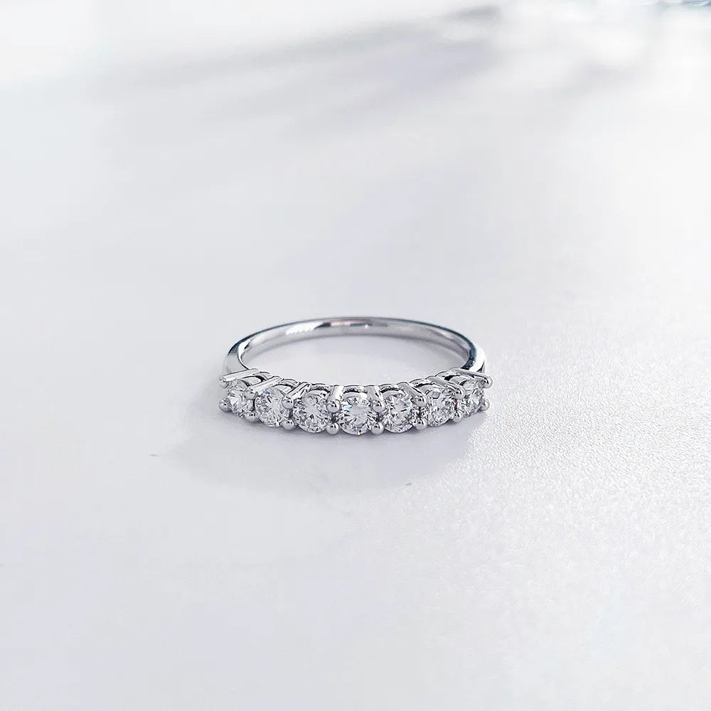 0.58 ctw Round-Cut Lab-Grown Diamond Band in PT950 Platinum – APYFR0004-PT