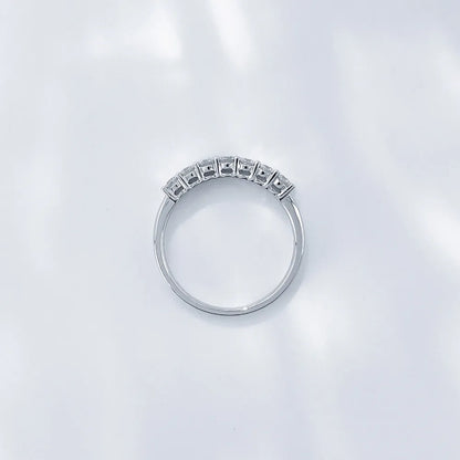 0.35 ctw Statement Round-Cut Lab-Grown Diamond Band in 18K White Gold – APYFR0004-W