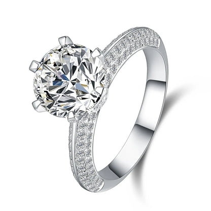 2.28 ct Celestial Six-Prong Round-Cut Lab-Grown Diamond Ring in PT950 Platinum – APYFR0005-PT